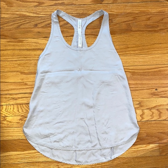 lululemon athletica Tops - Light silver/grey lululemon tank